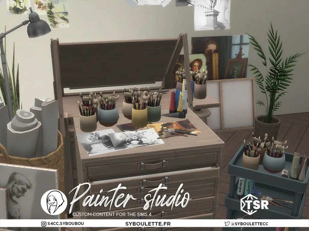 Галерея мода Студия художника Painter Studio #1
